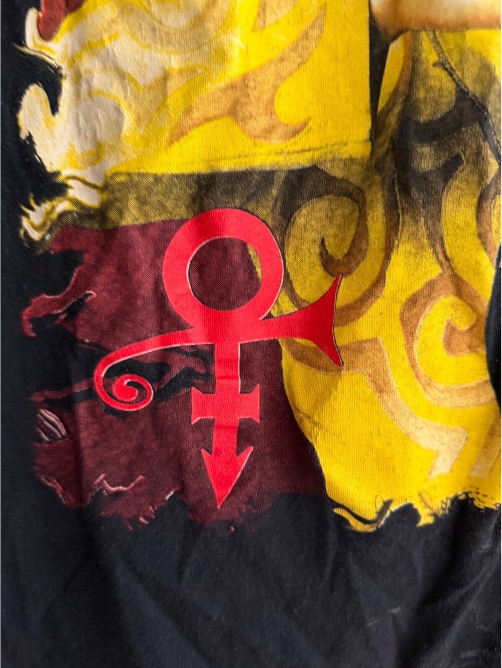 Vintage 90s PRINCE Love Symbol Tour T-Shirt Brockum One Size Fits All Band Tee - Picture 5 of 15